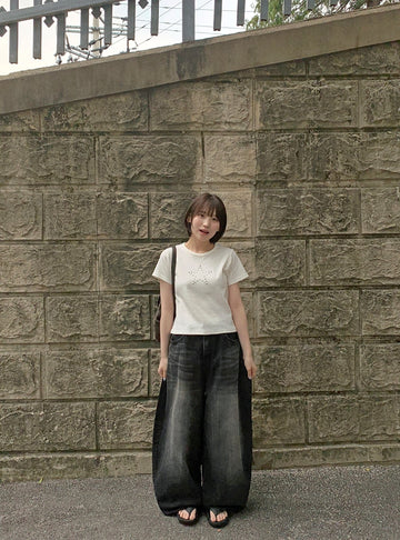 Yugro Summer Star Rib Short Sleeve Tee